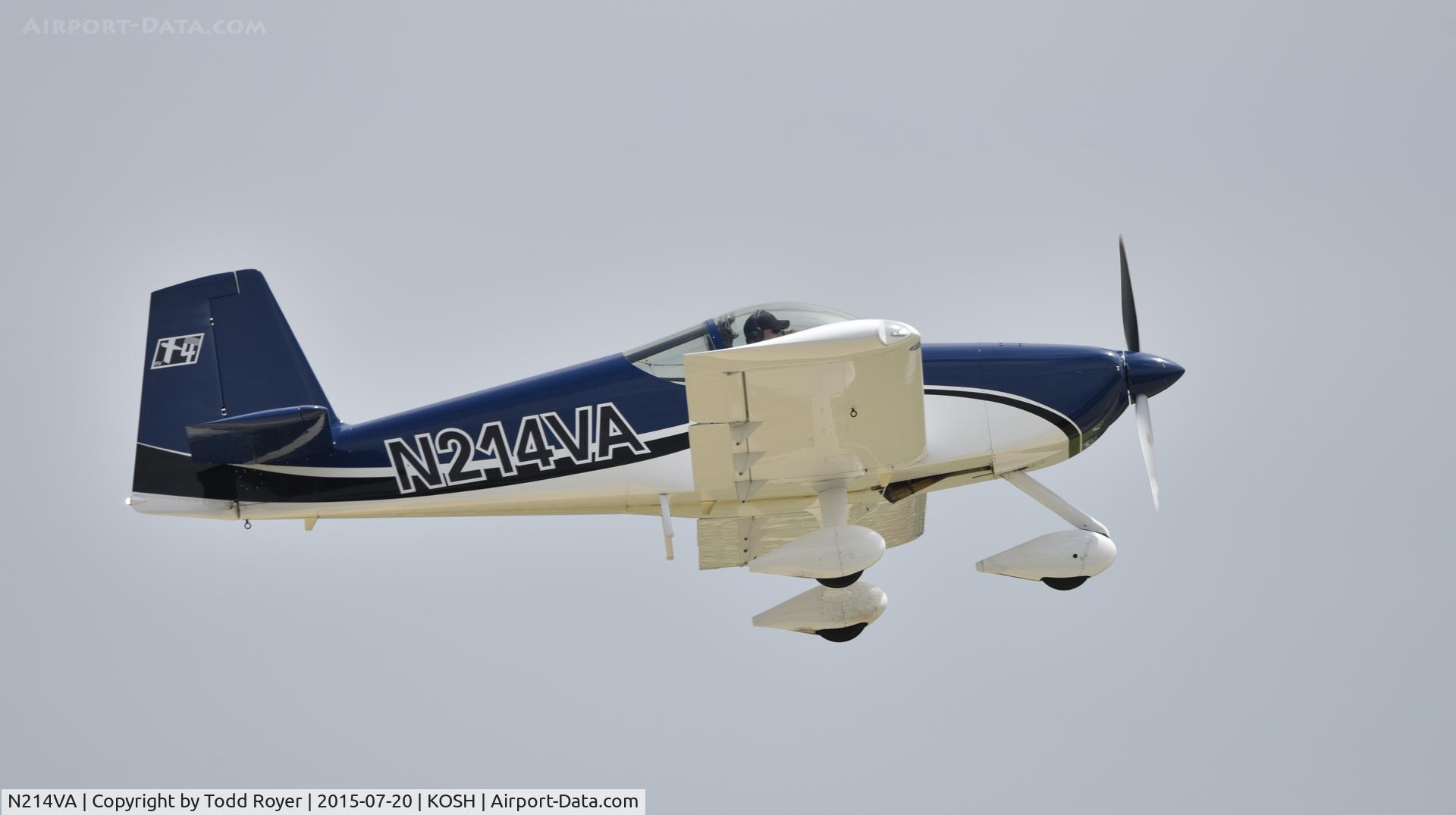 N214VA, 2012 Vans RV-14A C/N 140001, Airventure 2015