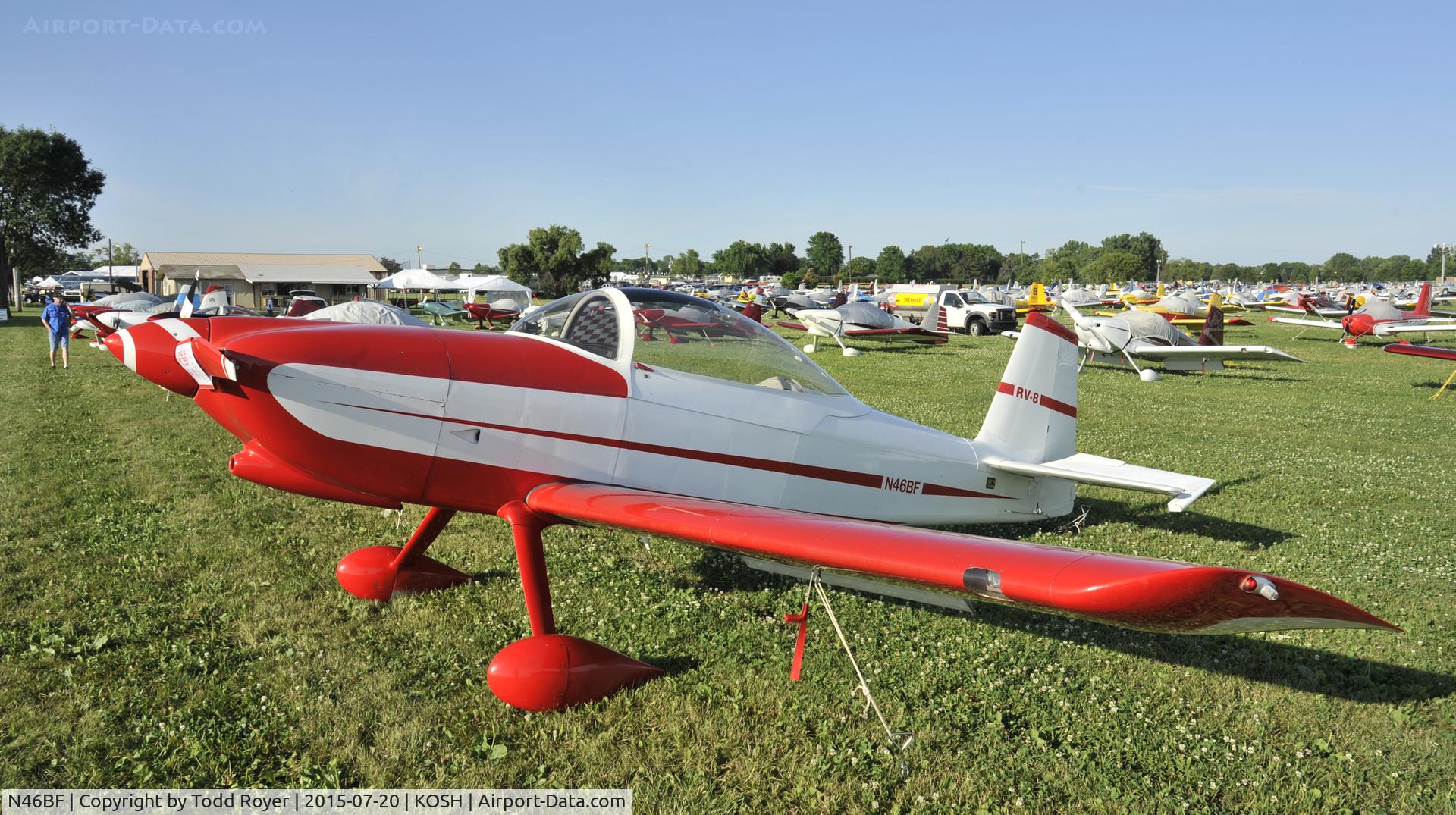 N46BF, 2002 Vans RV-8 C/N 80727, Airventure 2015