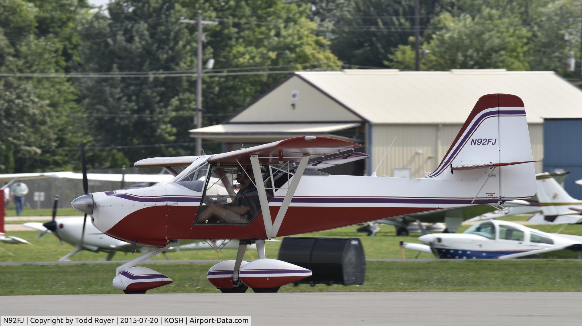 N92FJ, Skystar Kitfox Series 7 C/N S70211-018, Airventure 2015