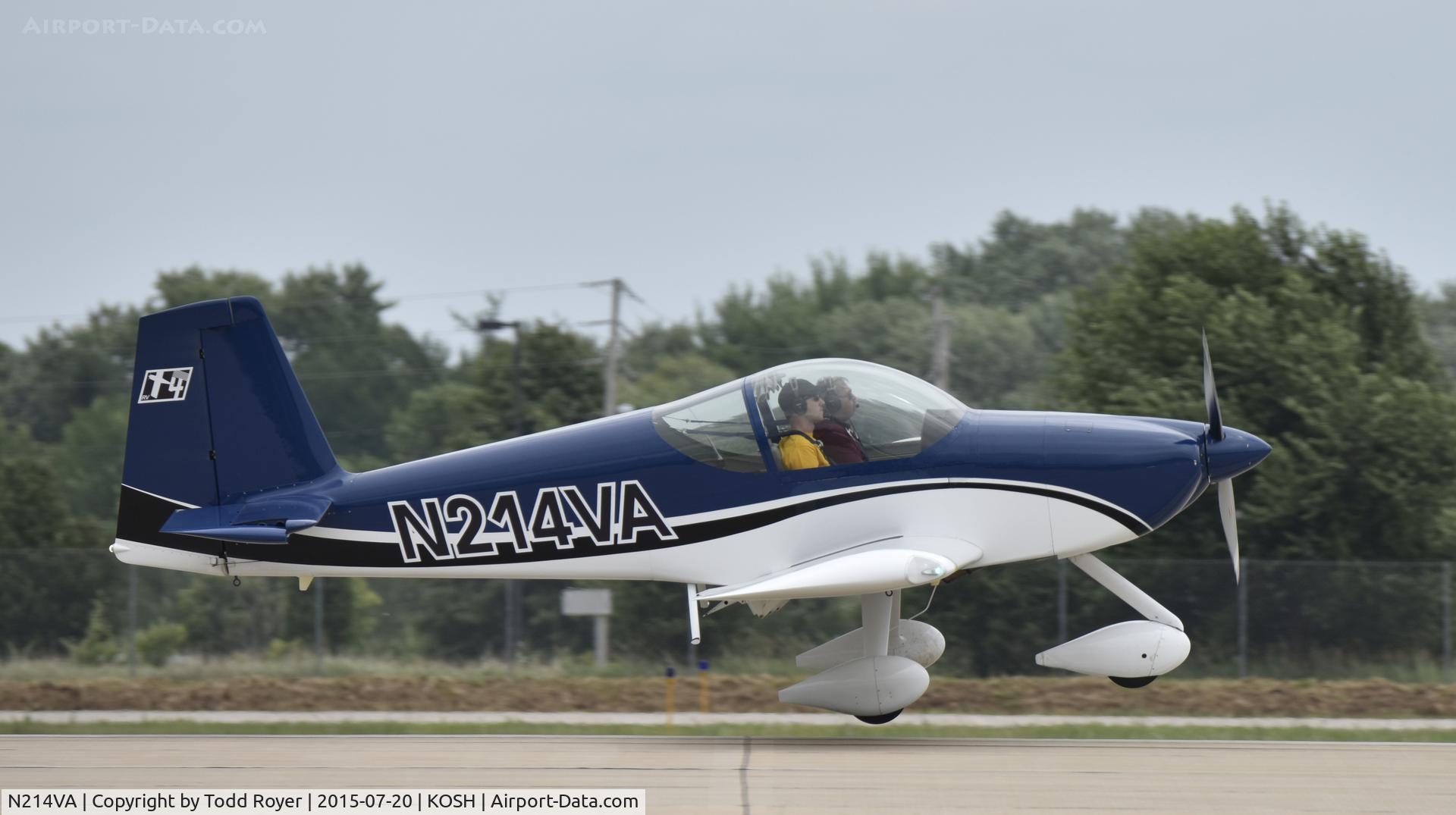 N214VA, 2012 Vans RV-14A C/N 140001, Airventure 2015