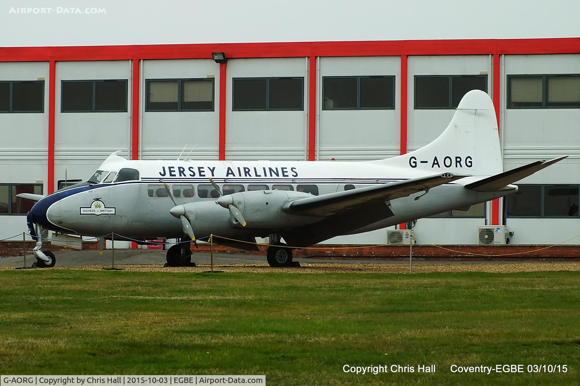 G-AORG, 1956 De Havilland DH-114 Sea Heron C.1 C/N 14101, Duchess of Brittany (Jersey) Ltd