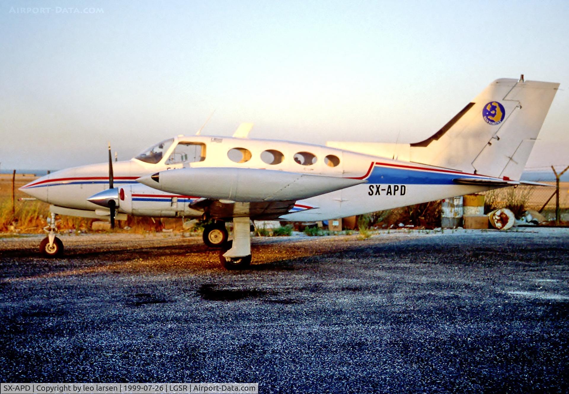 SX-APD, Cessna 402 C/N 402-0055, Santorini 26.7.99