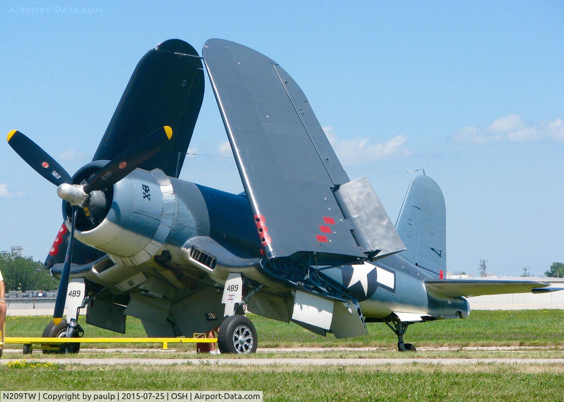 N209TW, Goodyear FG-1D Corsair C/N 3750, At AirVenture