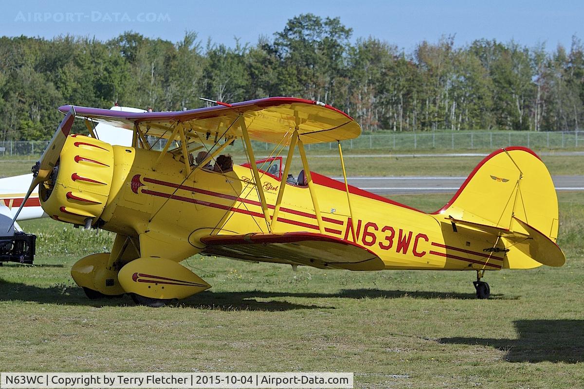 N63WC, 1997 Waco YMF C/N F5C-077, 1997 Waco YMF, c/n: F5C-077 at Bar Harbor Airport in the Summer of 2015