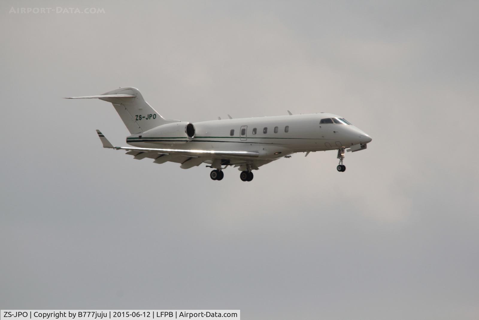ZS-JPO, Bombardier Challenger 300 (BD-100-1A10) C/N 20383, at Le Bourget