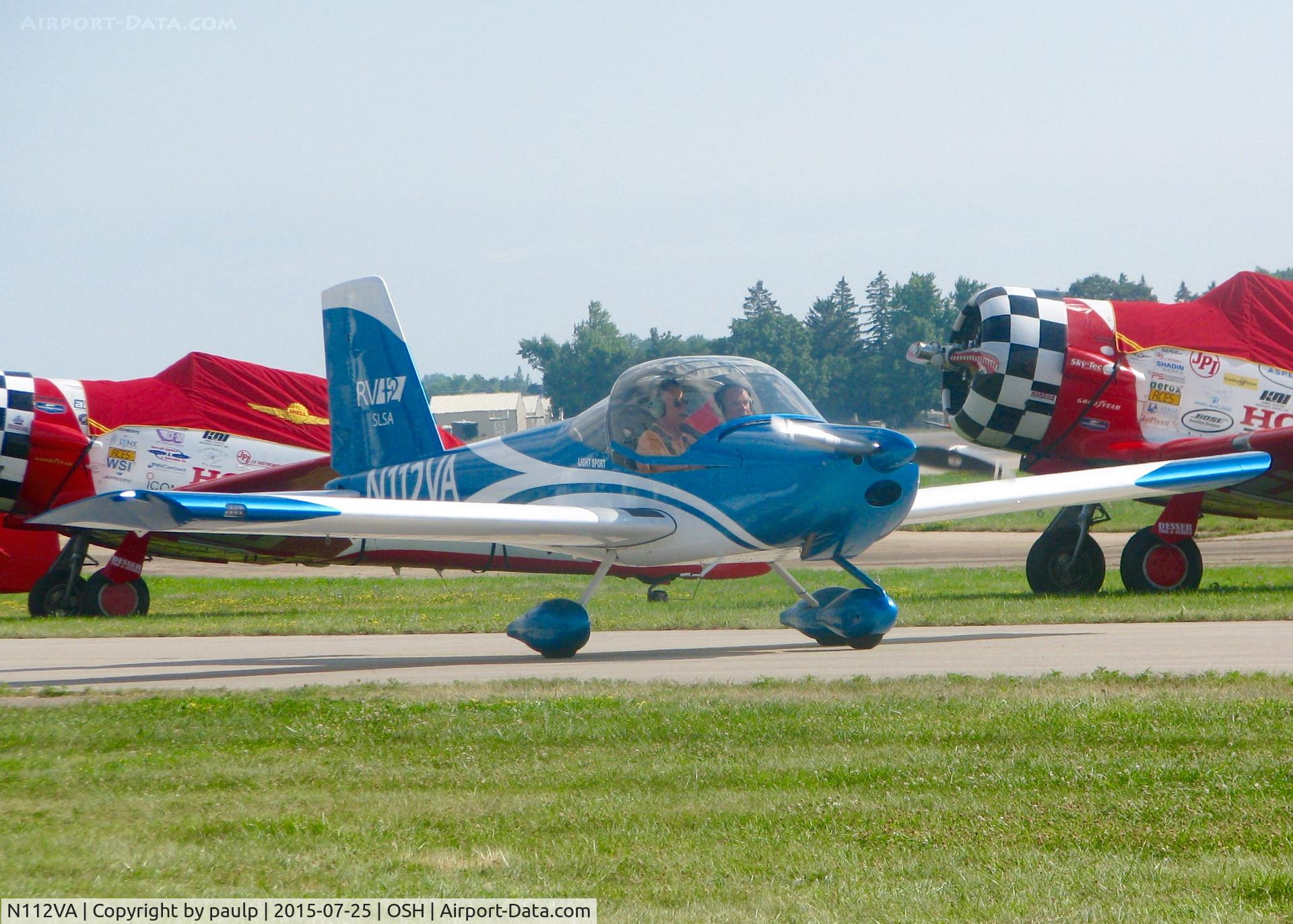 N112VA, 2012 Van's RV-12 C/N 12004, At AirVenture