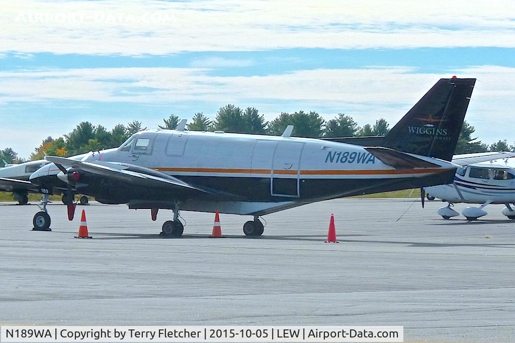 N189WA, 1969 Beech 99 C/N U-76, At Auburn/Lewiston Municipal Airport