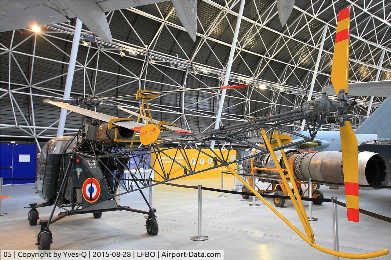 05, 1955 SNCASE SE-3130 Alouette II Marine C/N 05, SNCASE SE-3130 Alouette II Marine, Ailes Anciennes Collection, Preserved at Aeroscopia Museum, Toulouse-Blagnac