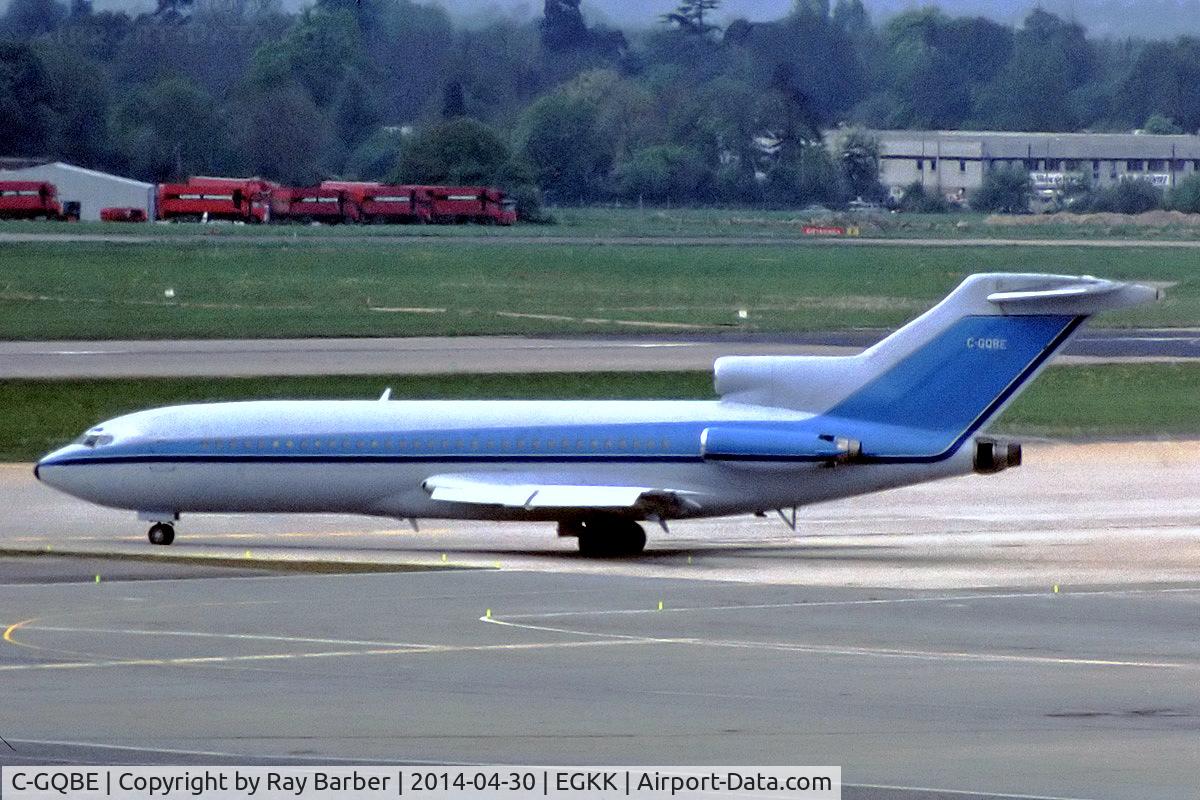 C-GQBE, 1966 Boeing 727-25 C/N 18970, Boeing 727-25 [18970] (Westburne Int Enterprises) Gatwick~G (Date unknown). From a slide.