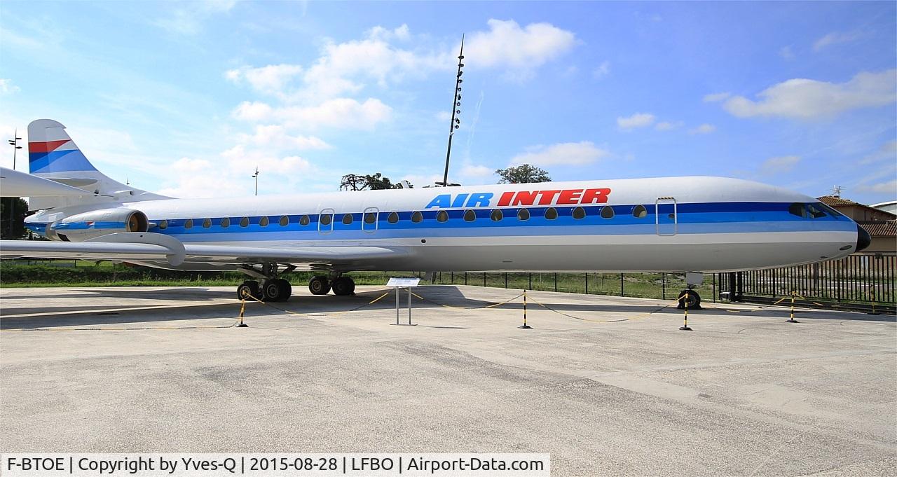 F-BTOE, 1973 Sud Aviation SE-210 Caravelle 12 C/N 280, Sud Aviation SE-210 Caravelle 12, Preserved at Aeroscopia museum, Toulouse-Blagnac