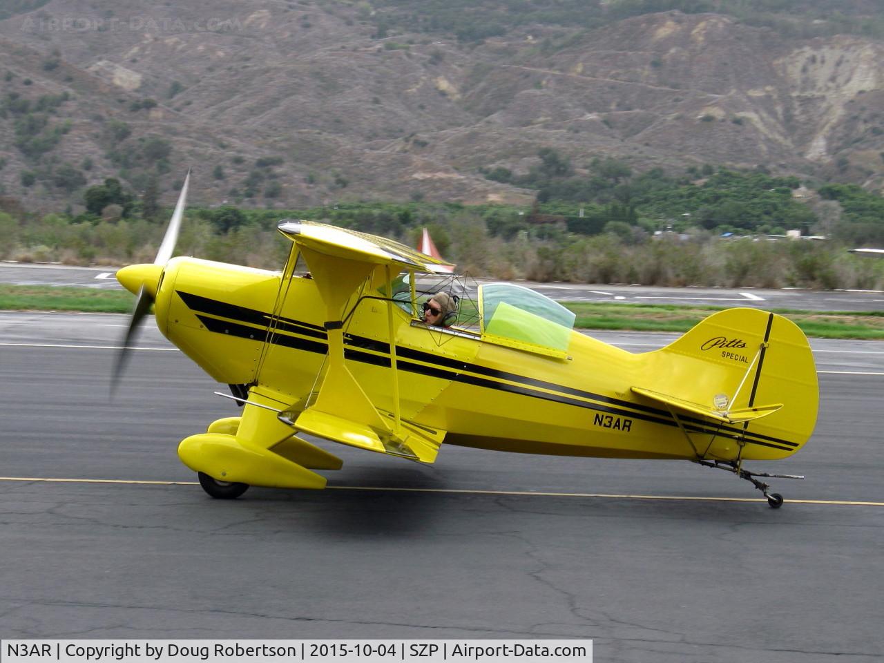 N3AR, 1974 Pitts S-1S Special C/N 10, 1974 Russell PITTS S1S SPECIAL, Lycoming O&VO-360 180 Hp, taxi back S turns