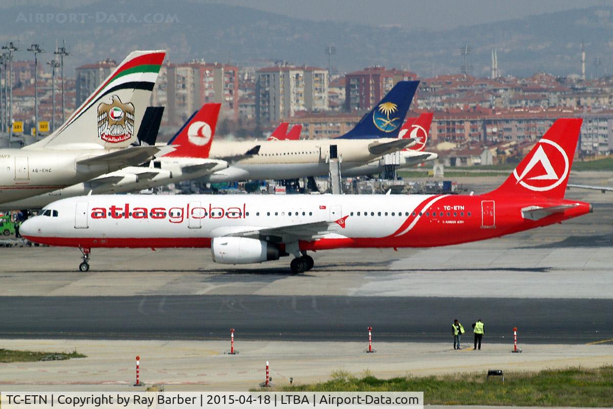 TC-ETN, 1996 Airbus A321-131 C/N 614, Airbus A321-131 [0614] (AtlasGlobal) Istanbul-Ataturk~TC 18/04/2015