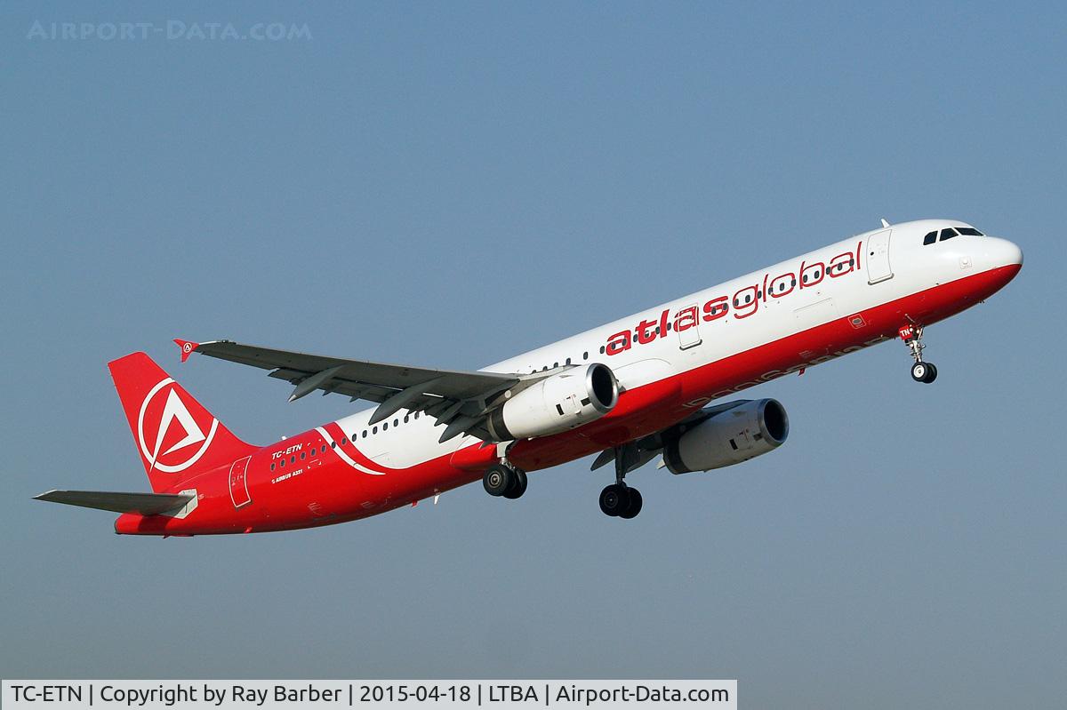 TC-ETN, 1996 Airbus A321-131 C/N 614, Airbus A321-131 [0614] (AtlasGlobal) Istanbul-Ataturk~TC 18/04/2015