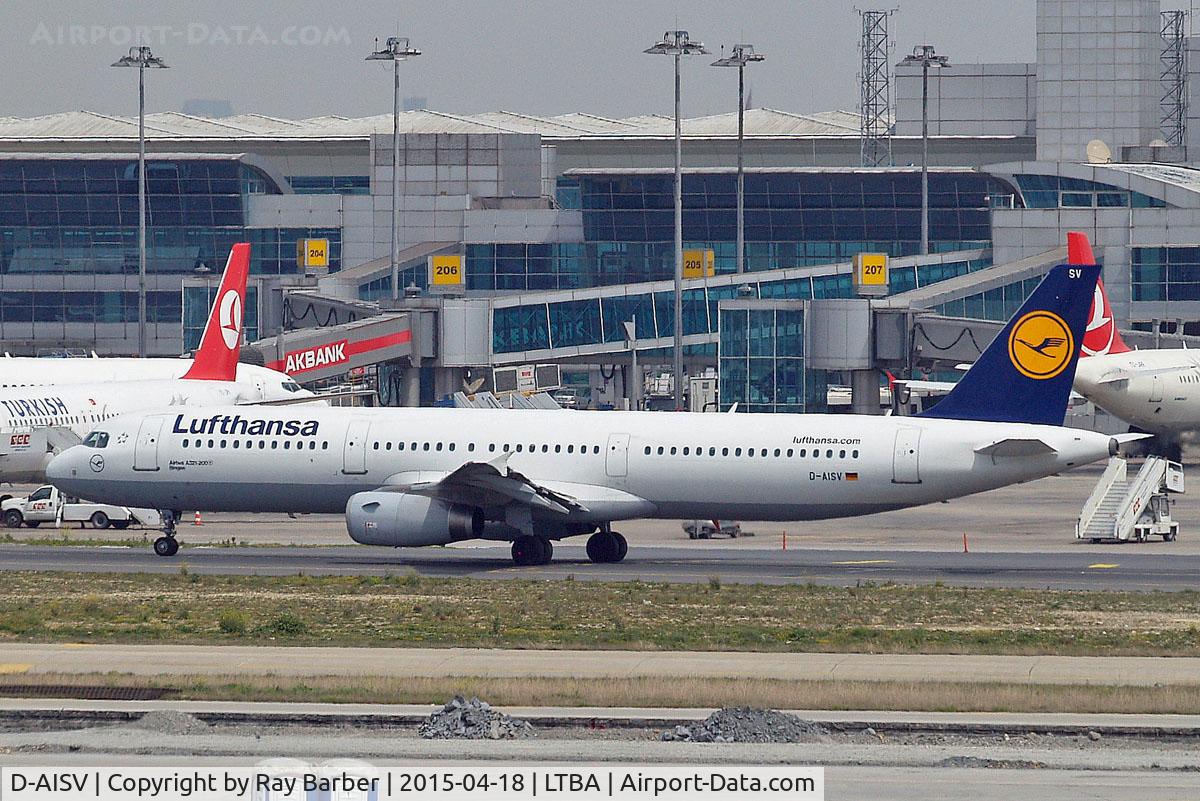 D-AISV, 2009 Airbus A321-231 C/N 4050, Airbus A321-231 [4047] (Lufthansa) Istanbul-Ataturk~TC 18/04/2015