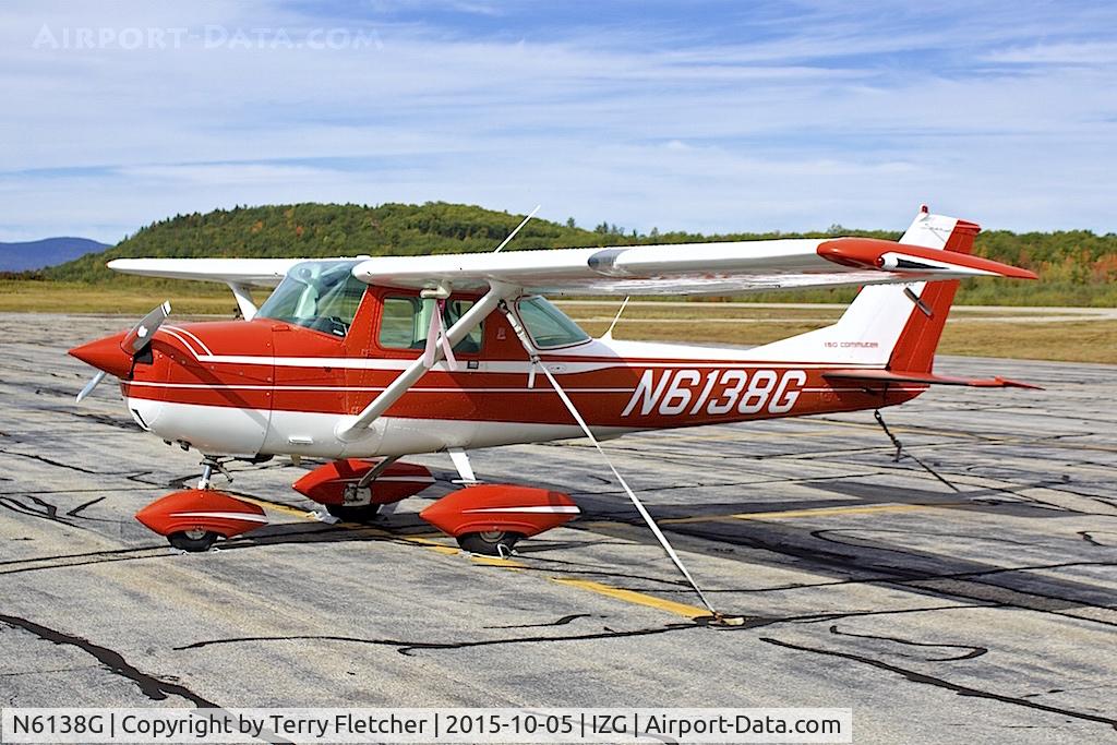 N6138G, 1969 Cessna 150K C/N 15071638, at Eastern Slopes Regional Airport near Fryeburg in Maine