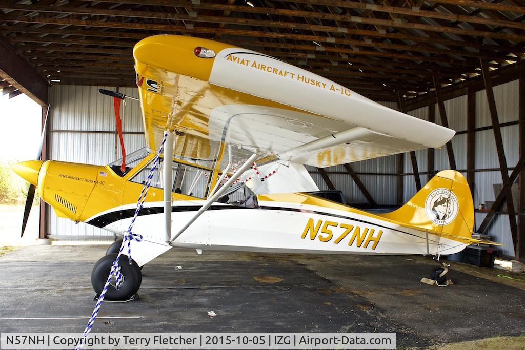 N57NH, Aviat A-1C-180 Husky C/N 3122, Based at Eastern Slopes Regional Airport near Fryeburg in Maine