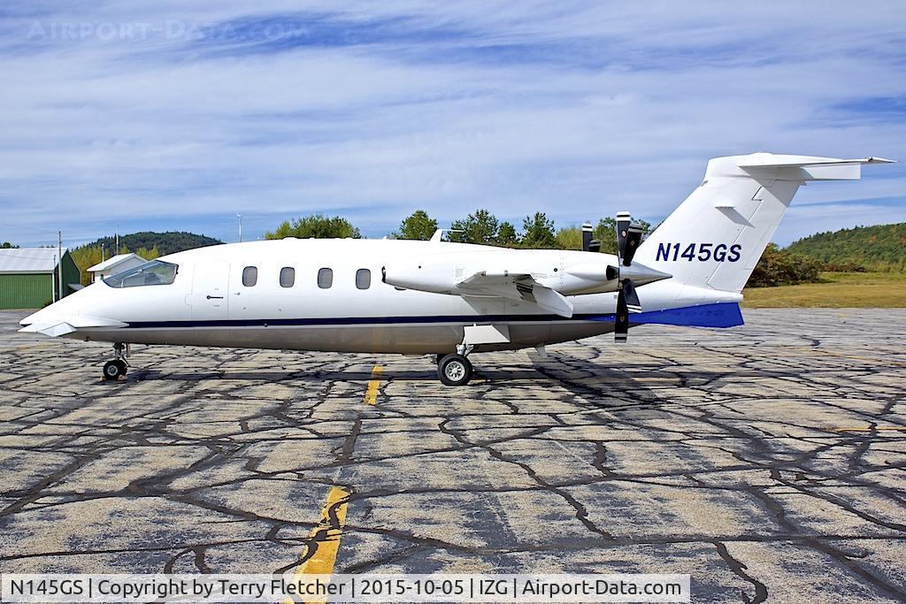 N145GS, 2007 Piaggio P-180 C/N 1145, at Eastern Slopes Regional Airport near Fryeburg in Maine