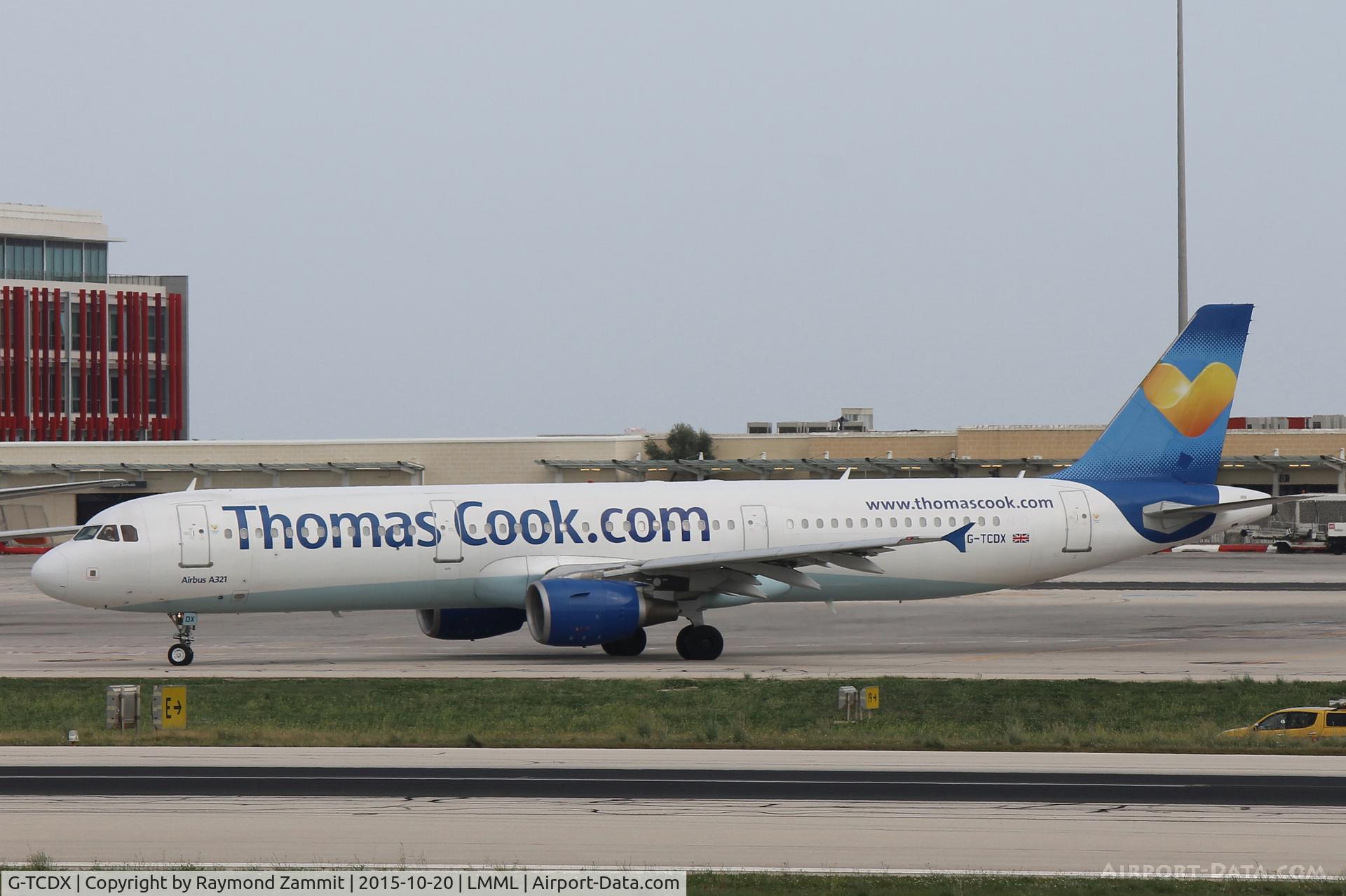 G-TCDX, 2002 Airbus A321-211 C/N 1887, A321 G-TCDX Thomas Cook Airlines