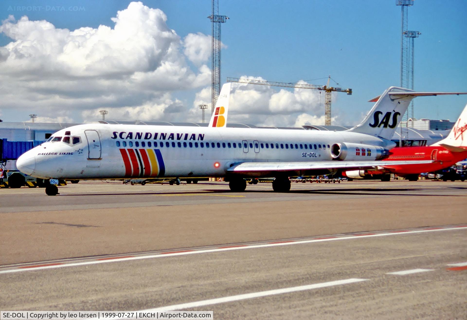 SE-DOL, 1974 Douglas DC-9-41 C/N 47639, Copenhagen 27.7.99