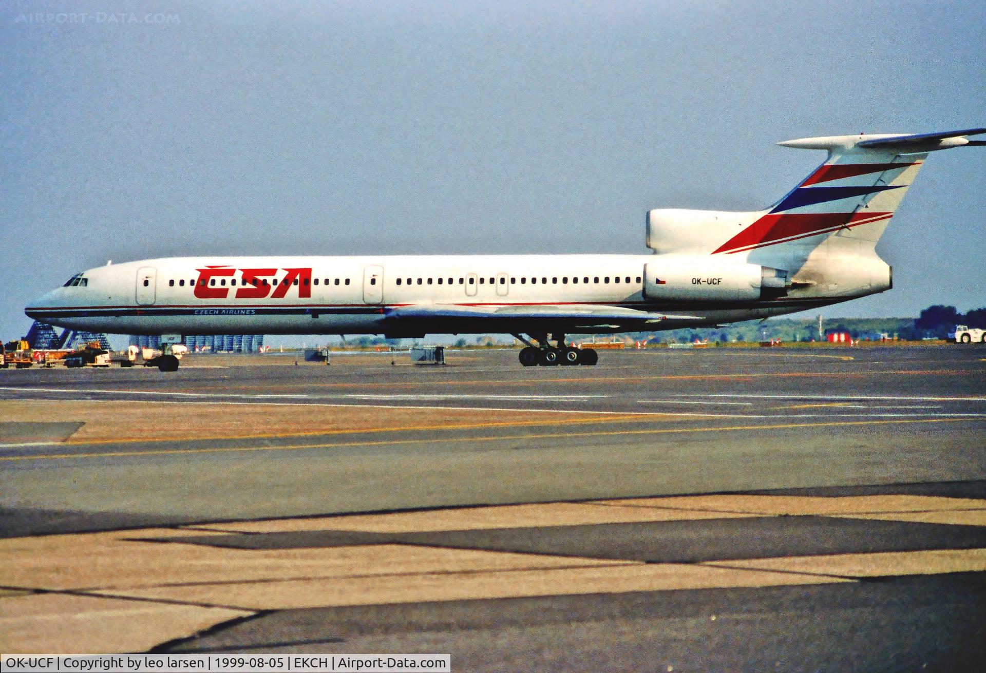 OK-UCF, 1989 Tupolev Tu-154M C/N 89A807, Copenhagen 5.8.99