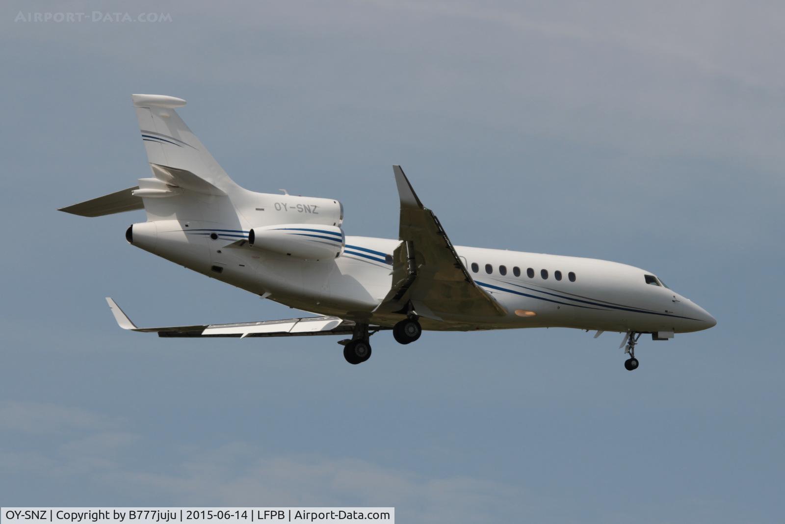 OY-SNZ, 2011 Dassault Falcon 7X C/N 095, at Le Bourget