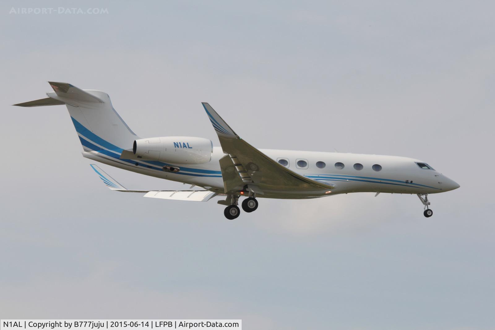 N1AL, 2014 Gulfstream Aerospace G650 (G-VI) C/N 6091, at Le Bourget