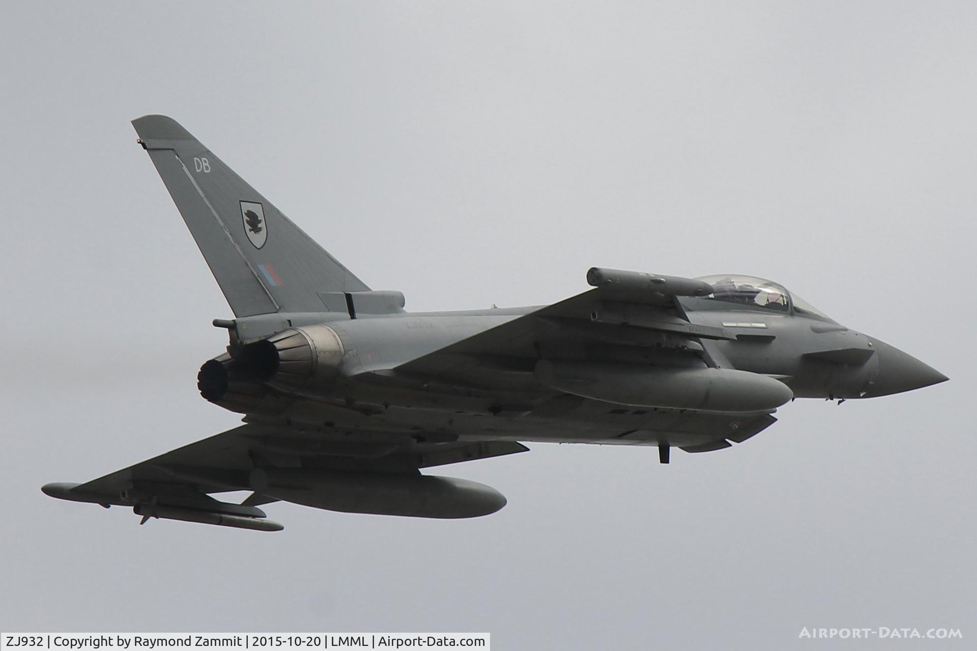 ZJ932, 2006 Eurofighter EF-2000 Typhoon FGR4 C/N 0105/BS023, Eurofighter EF-2000 Typhoon FGR4 ZJ932/DB 11Sqd Royal Air Force