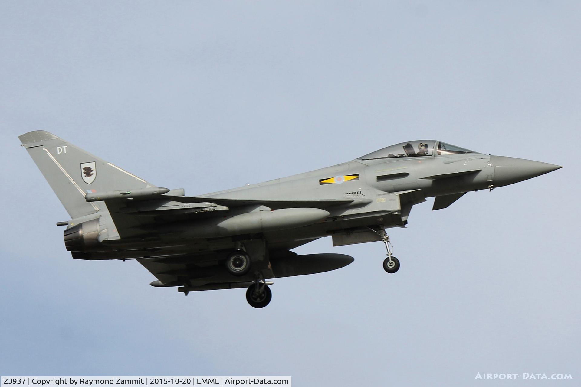 ZJ937, 2007 Eurofighter EF-2000 Typhoon FGR.4 C/N 0121/BS028, Eurofighter EF-2000 Typhoon FGR4 ZJ937/DT 11Sqd RAF