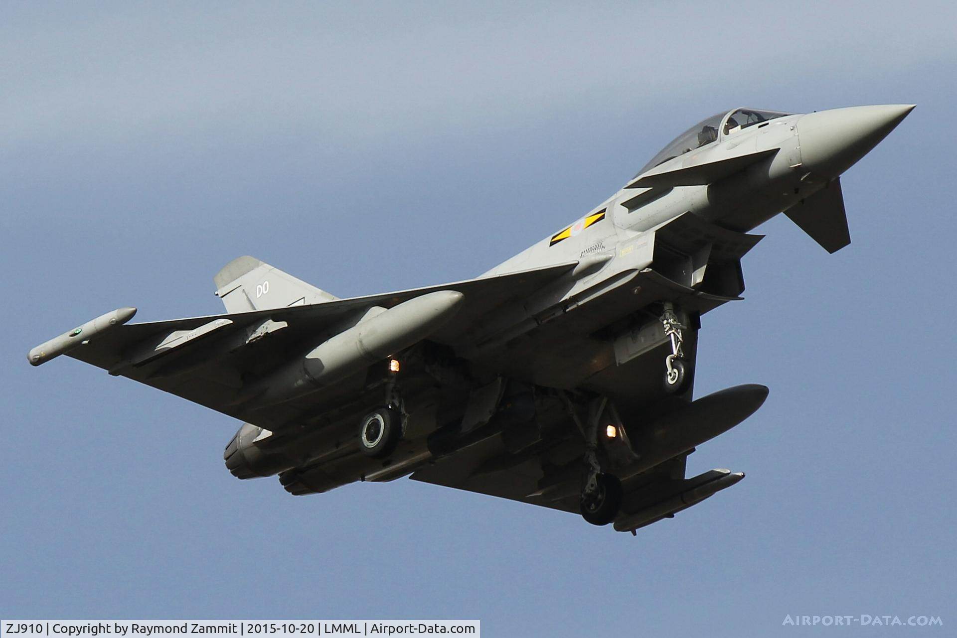 ZJ910, 2007 Eurofighter EF-2000 Typhoon FGR4 C/N 0037/BS001, Eurofighter EF-2000 Typhoon FGR4 ZJ910/DO 11Sqd RAF