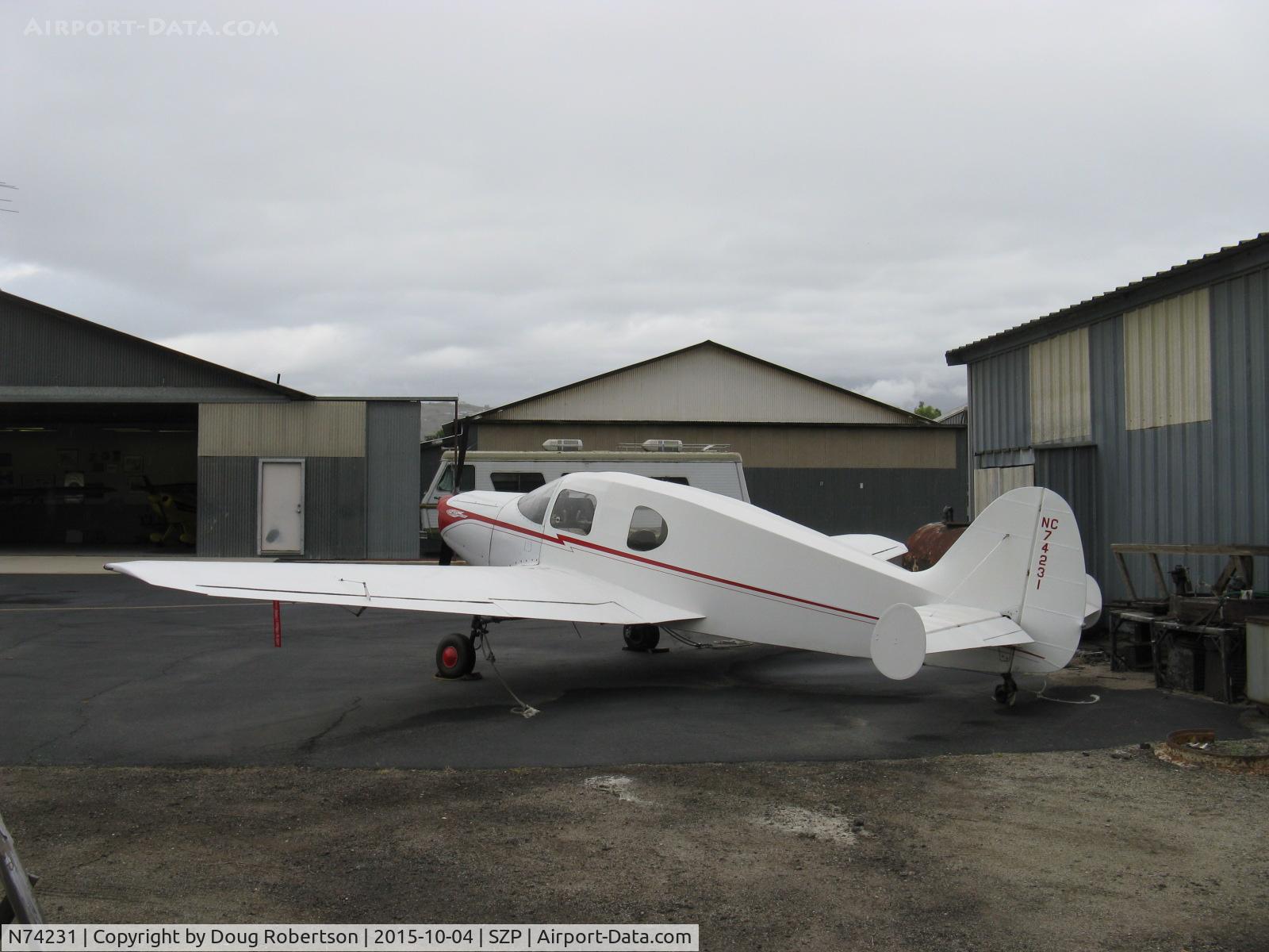 N74231, 1946 Bellanca 14-13 Cruisair Senior C/N 1344, 1946 Bellanca 14-13 CRUISAIR, Franklin 6AG335 geared 220 Hp upgrade, retractable landing gear