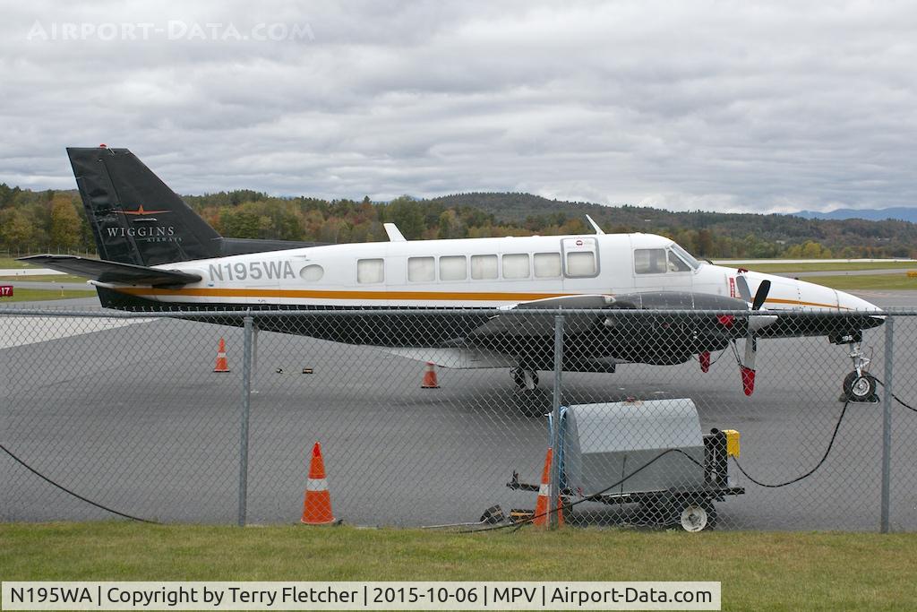 N195WA, 1968 Beech 99 Airliner C/N U-38, 1968 Beech 99, c/n: U-38 of Wiggins Airways