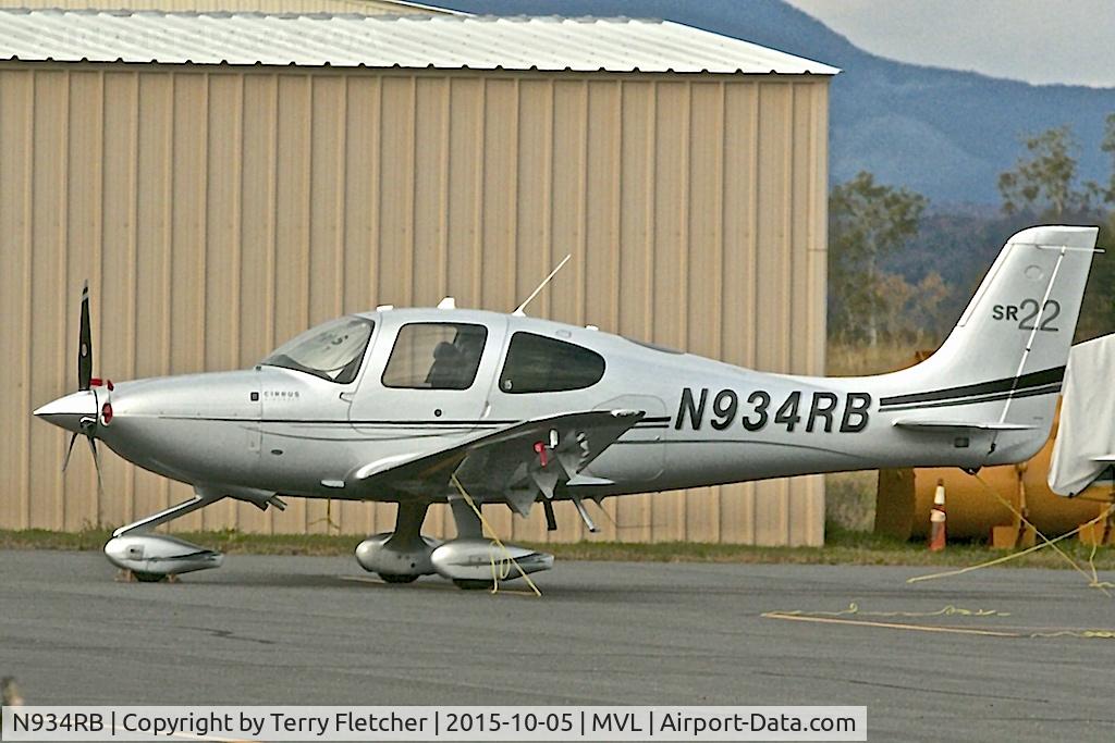 N934RB, 2013 Cirrus SR22 C/N 3928, 2013 Cirrus SR22, c/n: 3928