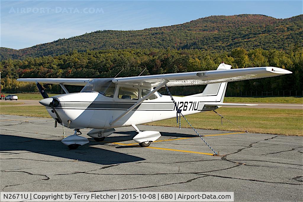 N2671U, 1963 Cessna 172D C/N 17250271, At Middlebury State Airport , Vermont