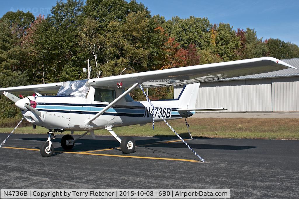 N4736B, 1979 Cessna 152 C/N 15283608, At Middlebury State Airport , Vermont