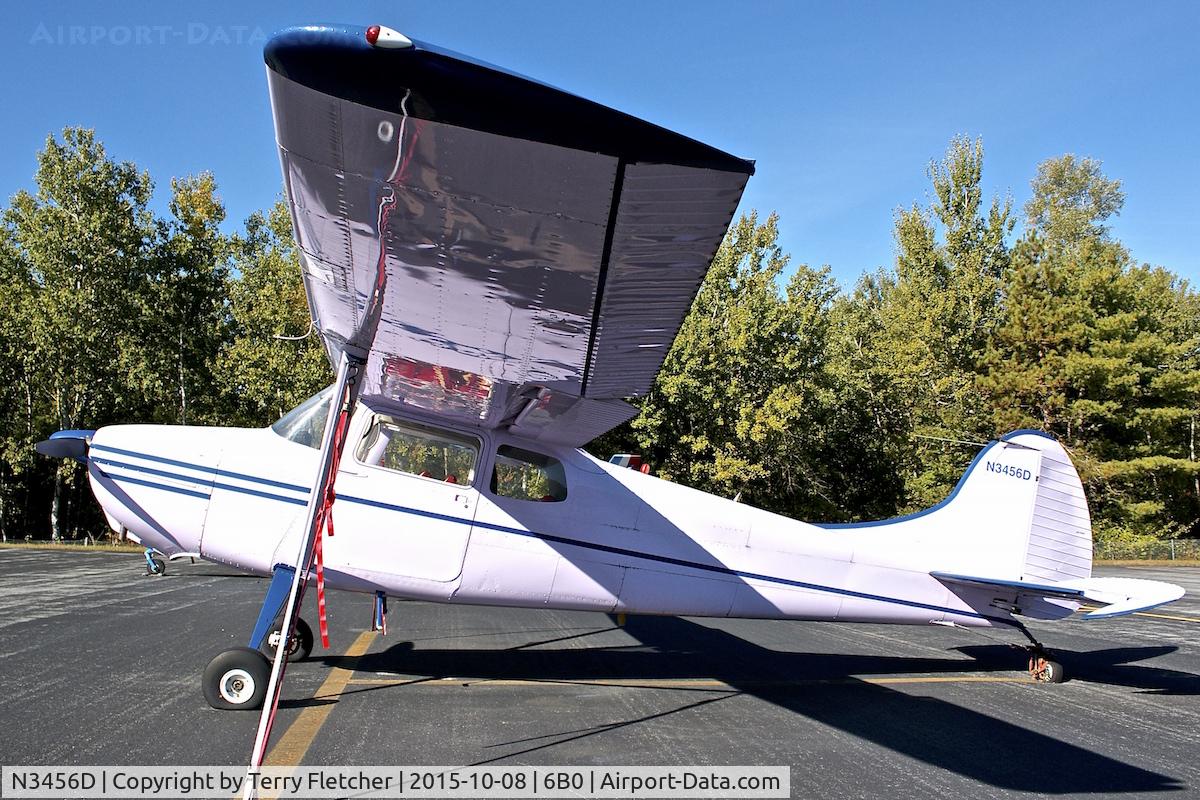 N3456D, 1955 Cessna 170B C/N 26999, At Middlebury State Airport , Vermont