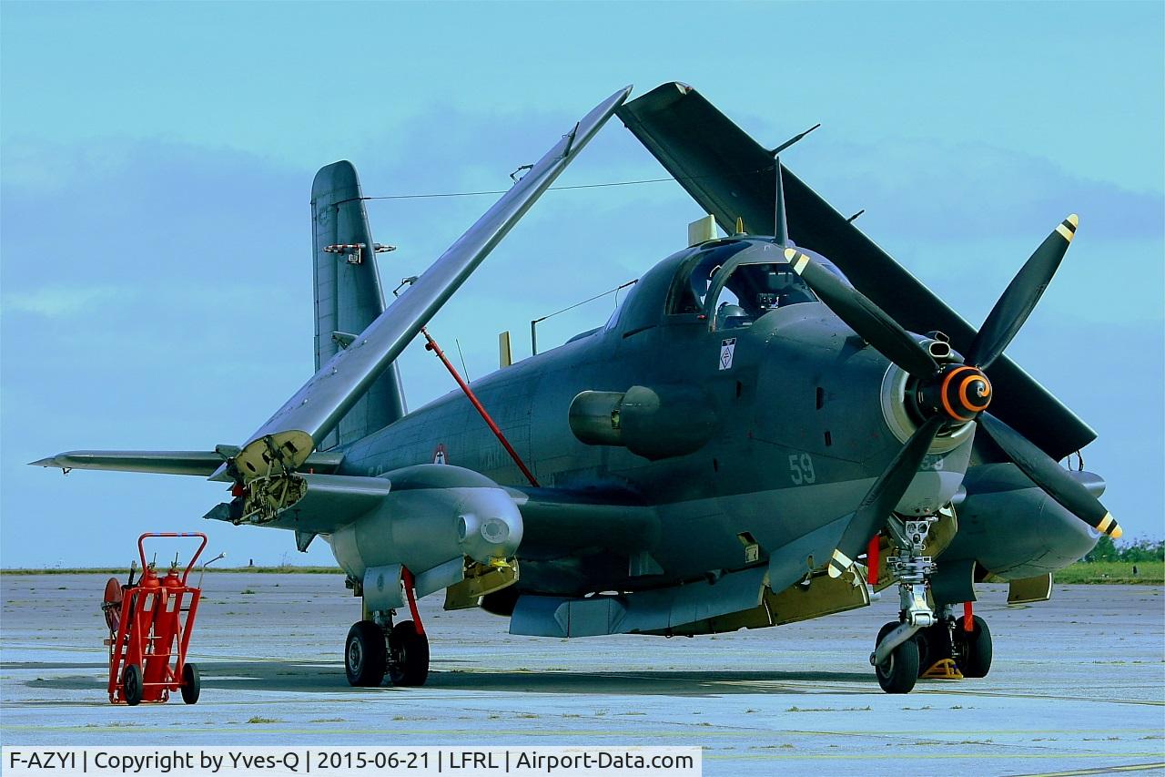F-AZYI, 1959 Breguet Br.1050 Alize C/N 59, Breguet Br.1050 Alize, Static display, Lanvéoc-Poulmic (LFRL) Open day in june 2015