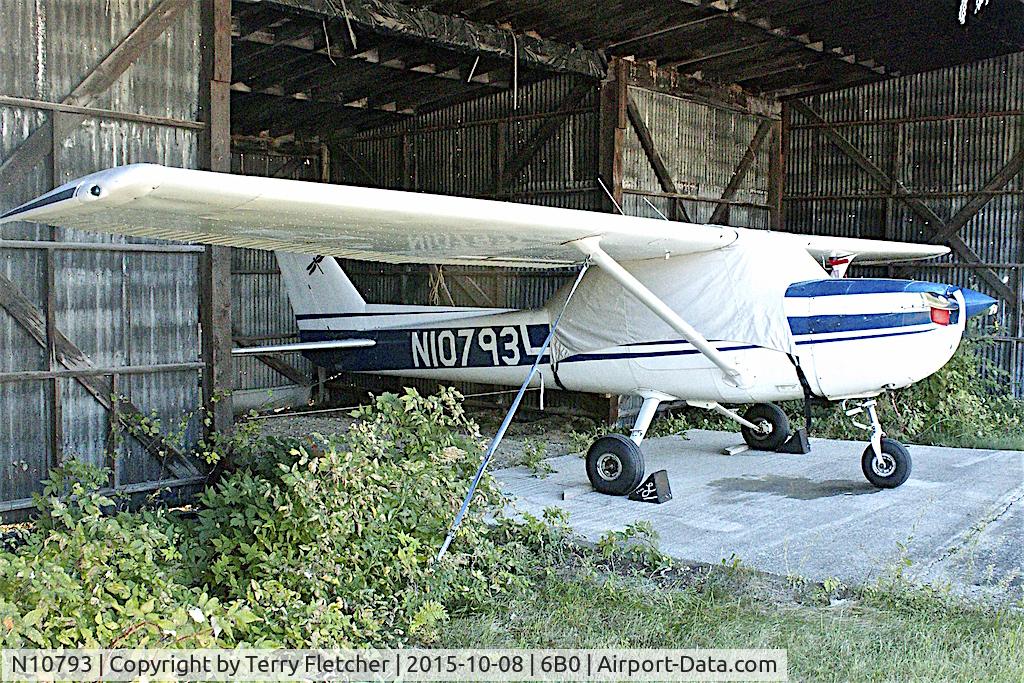 N10793, 1973 Cessna 150L C/N 15075044, At Middlebury State Airport , Vermont