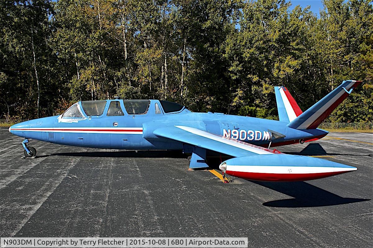 N903DM, 1958 Fouga (Valmet) CM-170R Magister C/N FM-2, At Middlebury State Airport , Vermont