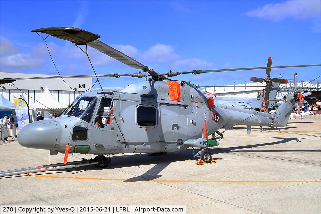 270, Westland Lynx HAS.2(FN) C/N 057, Westland Lynx HAS.2(FN), Static display, Lanvéoc-Poulmic (LFRL) Open day 2015