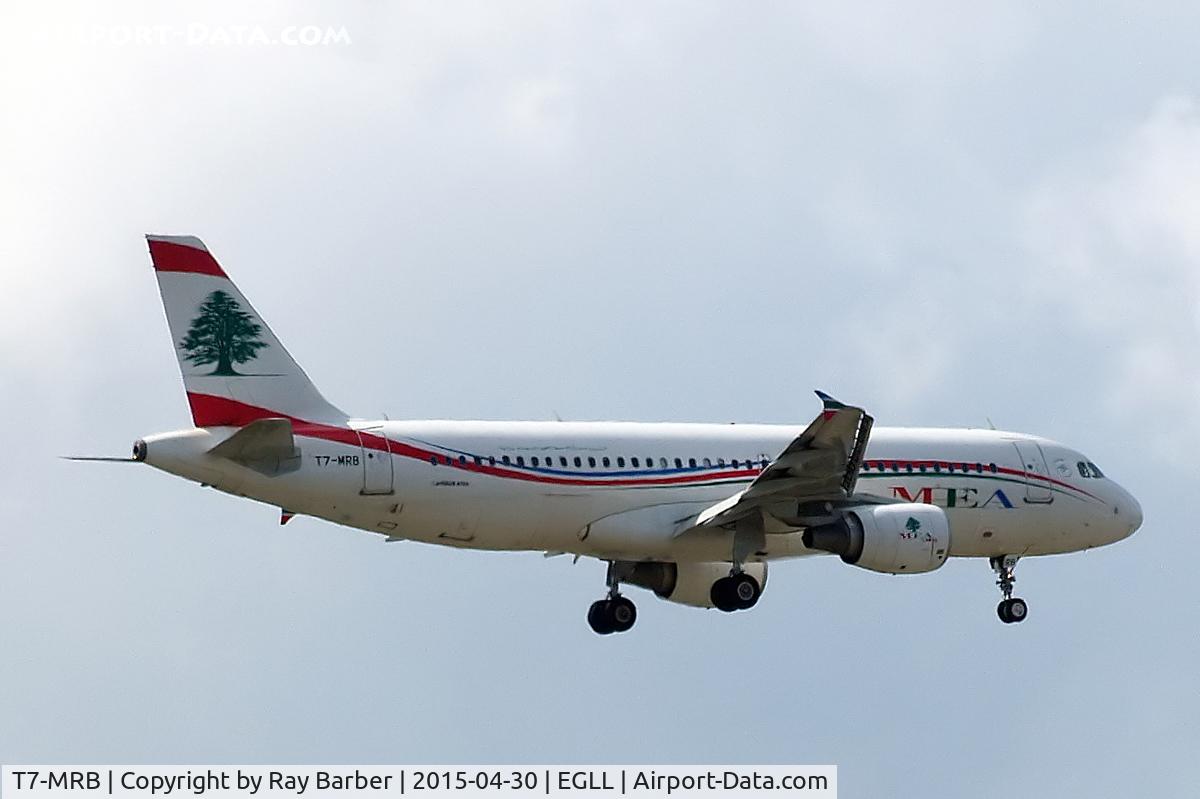 T7-MRB, 2012 Airbus A320-214 C/N 5152, Airbus A320-214 [5152] (Middle East Airlines) Home~G 30/04/2015