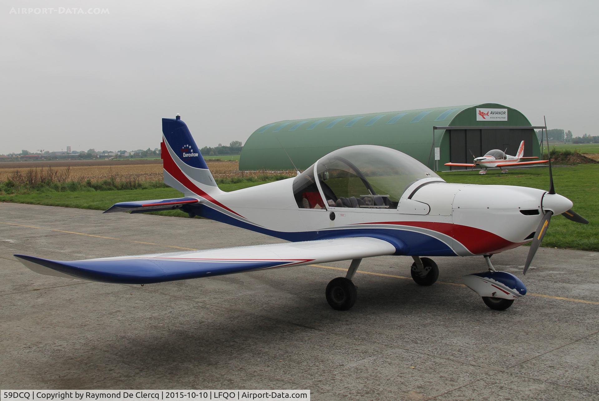 59DCQ, 2007 Evektor-Aerotechnik EV-97R EuroStar C/N 2007-3119, At Lille-Marcq.