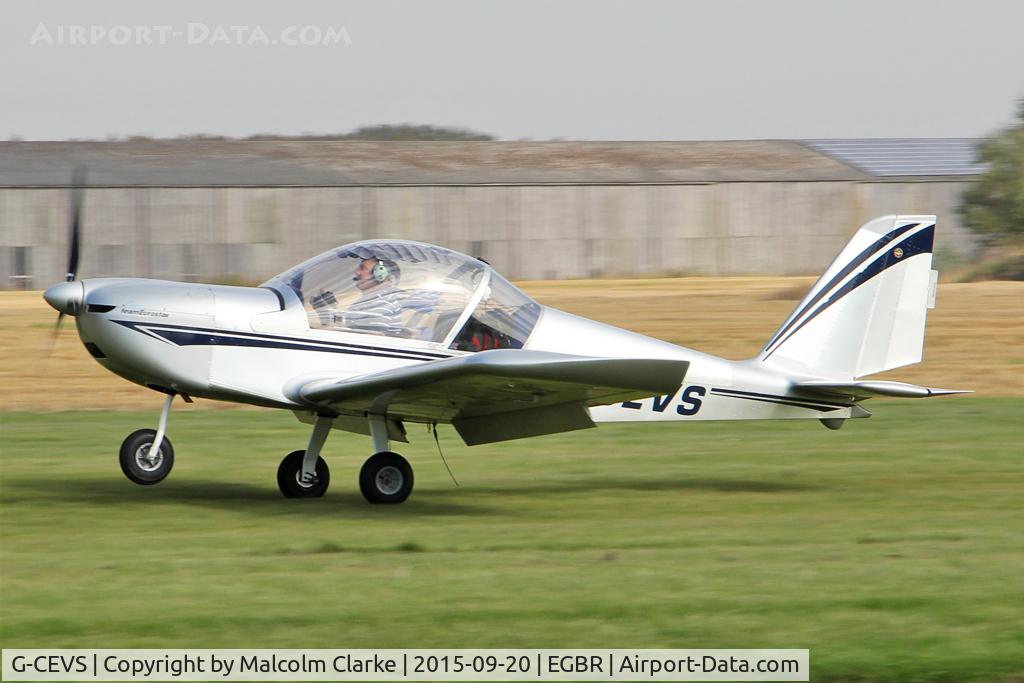 G-CEVS, 2007 Cosmik EV-97 TeamEurostar UK C/N 3102, Cosmik EV-97 Teameurostar UK at The Real Aeroplane Club's Helicopter Fly-In, Breighton Airfield, September 20th 2015.