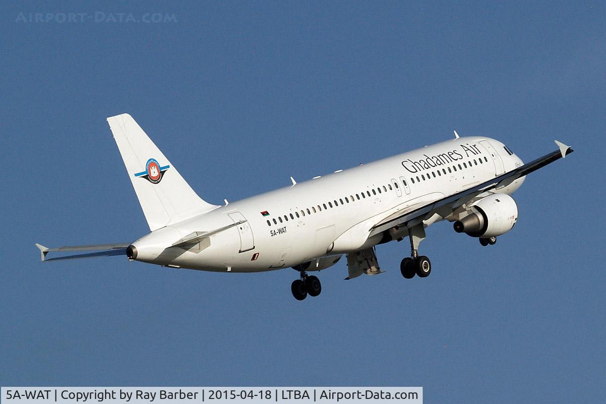 5A-WAT, 1993 Airbus A320-212 C/N 438, Airbus A320-212 [0438] (Ghadames Air Transport) Istanbul-Ataturk~TC 18/04/2015