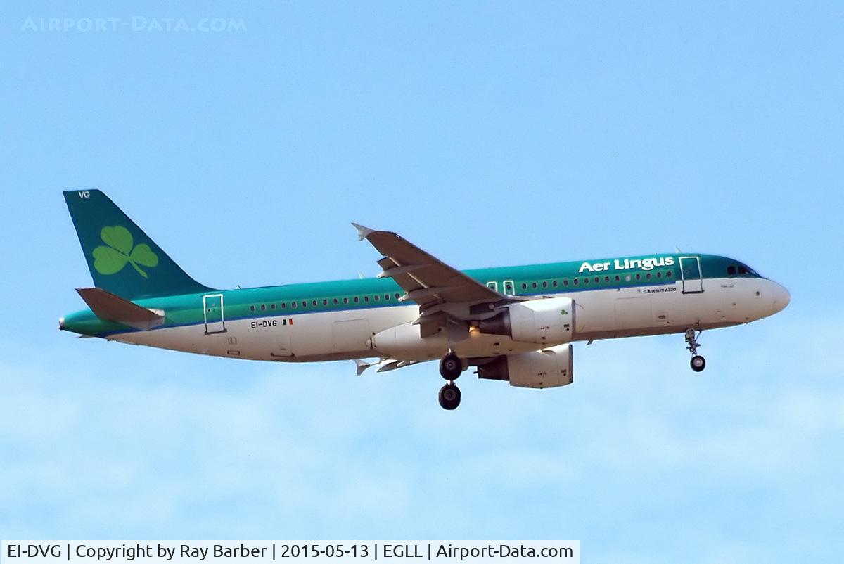 EI-DVG, 2007 Airbus A320-214 C/N 3318, Airbus A320-214 [3318] (Aer Lingus) Home~G 13/05/2015. On approach 27L.