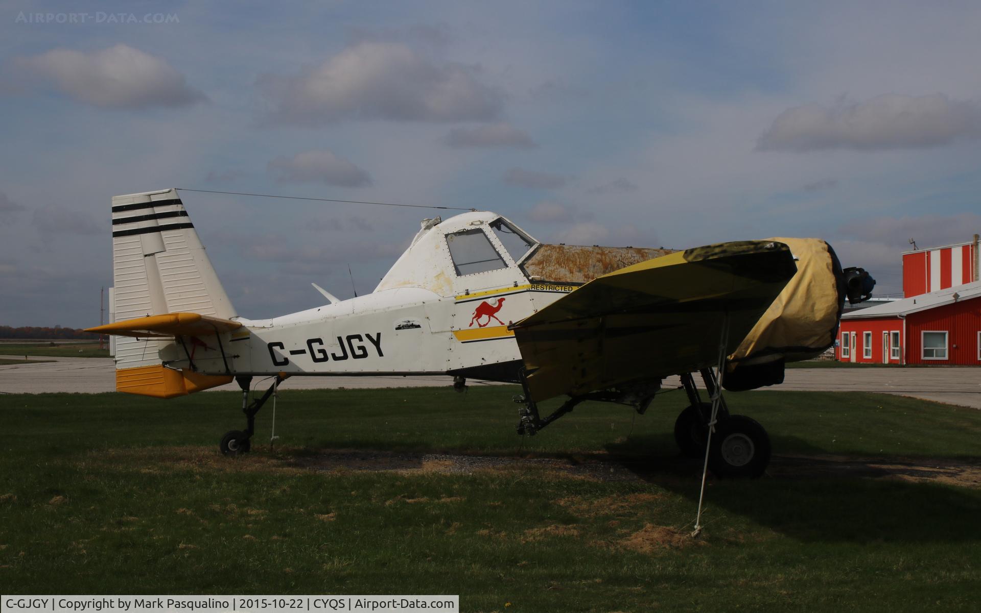 C-GJGY, 1980 PZL-Mielec M-18 Dromader C/N 1Z005-01, PZL M-18