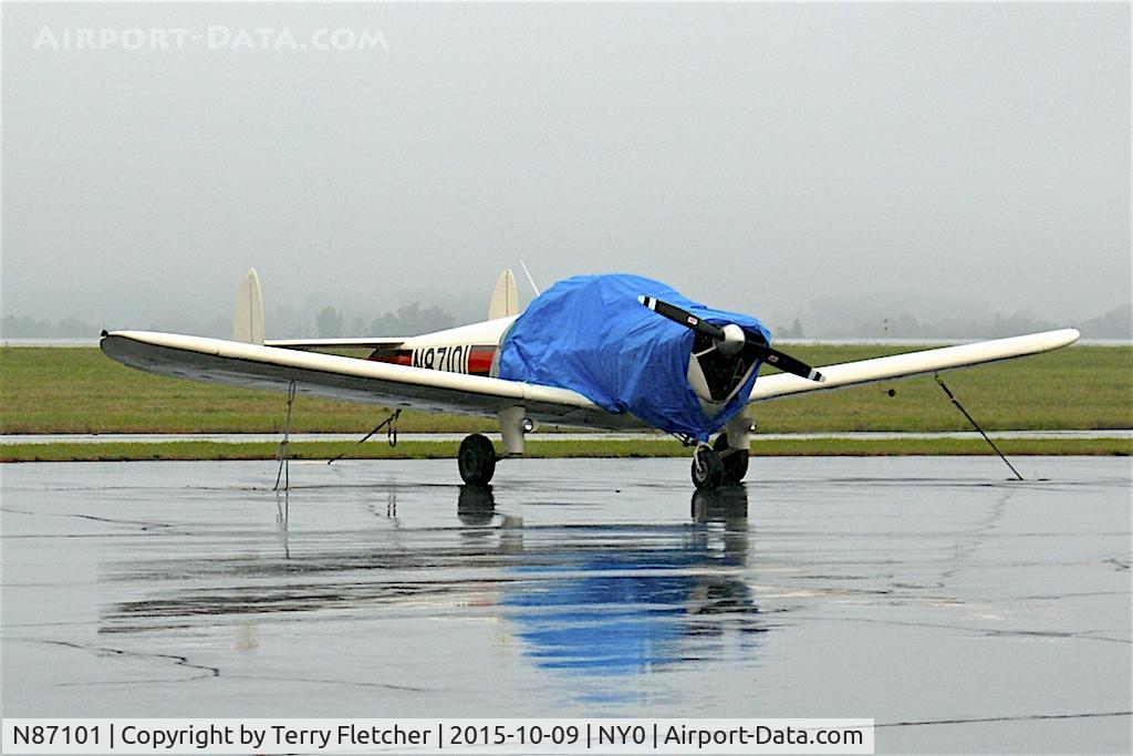 N87101, 1946 Erco 415C Ercoupe C/N 274, At Fulton County Airport , Johnstown , New York State