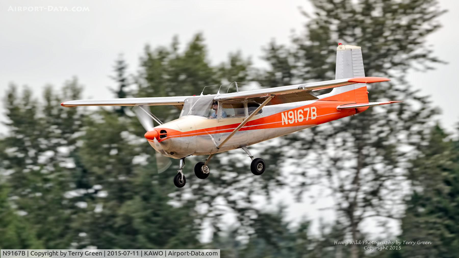 N9167B, 1958 Cessna 172 C/N 36767, 2015 Arlington Fly In