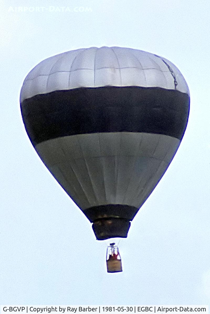 G-BGVP, 1979 Thunder Balloons AX6-56Z C/N 223, Thunder Ax6-56Z HAFB [223] Cheltenham Racecourse~G 30/05/1981