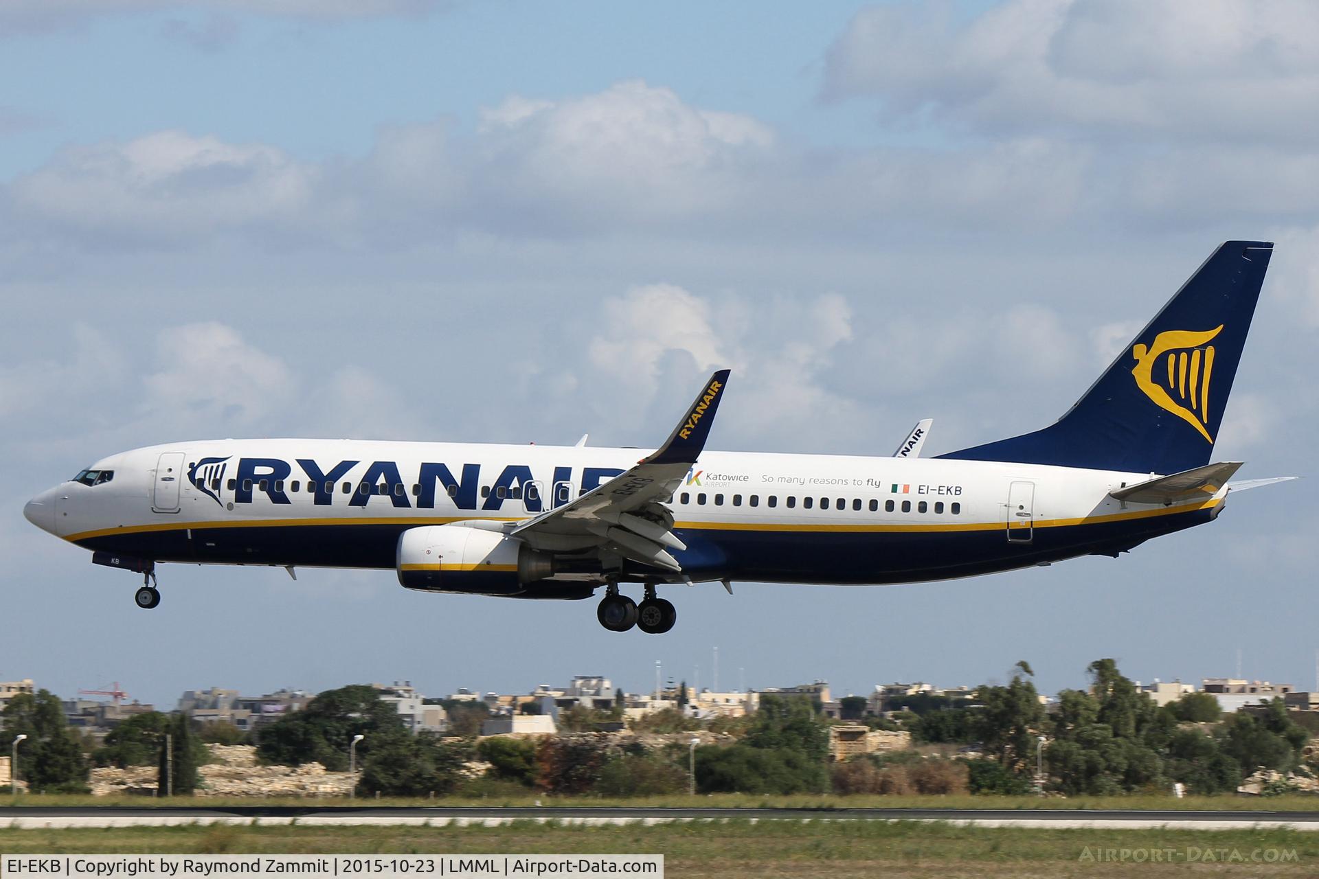 EI-EKB, 2009 Boeing 737-8AS C/N 38494, B737-800 EI-EKB Ryanair
