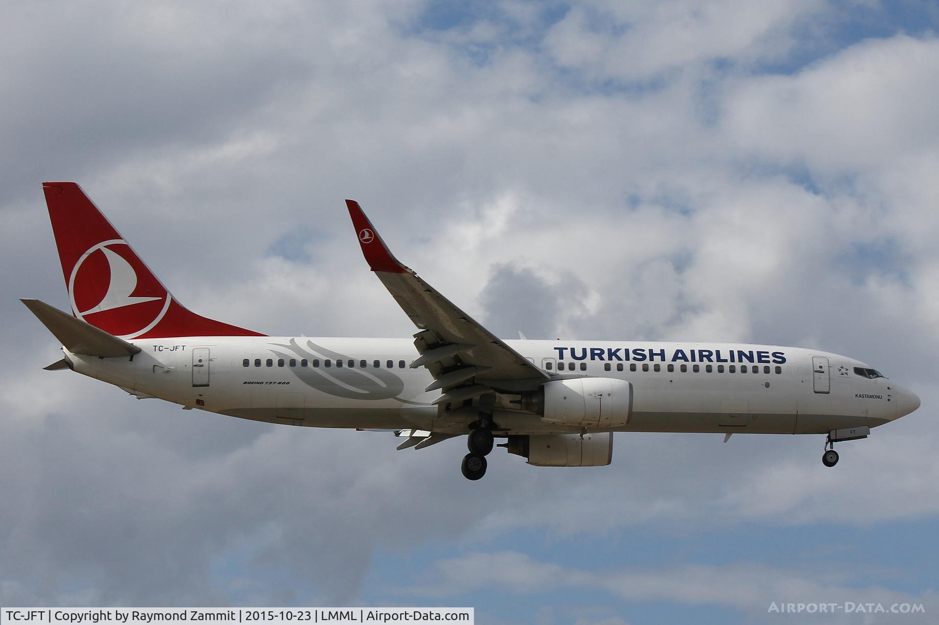 TC-JFT, 1999 Boeing 737-8F2 C/N 29780, B737-800 TC-JFT Turkish Airlines